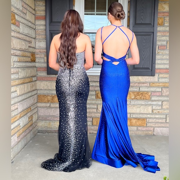 Ellie Wilde Royal Blue Prom Dress - Picture 3 of 3